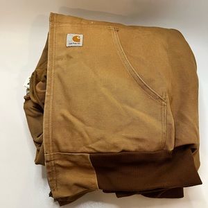CARHARTT J131 Brown XL zip- up / hooded jacket / thermal insulated -lightly used